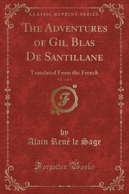 Book cover for The Adventures of Gil Blas de Santillane, Vol. 3 of 3