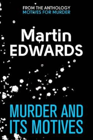 Cover of Murder and its Motives