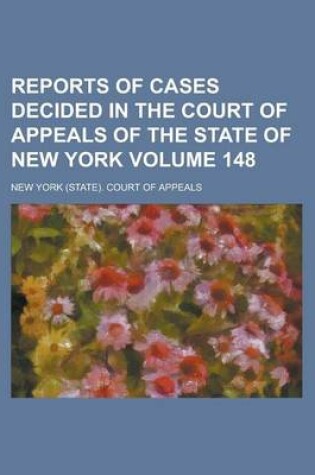 Cover of Reports of Cases Decided in the Court of Appeals of the State of New York Volume 148