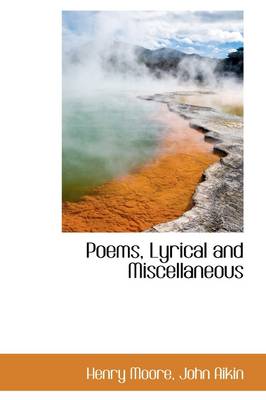 Book cover for Poems, Lyrical and Miscellaneous