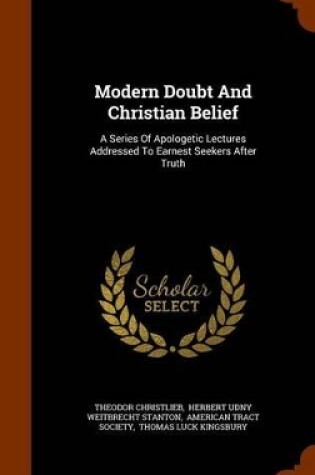 Cover of Modern Doubt and Christian Belief