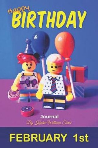 Cover of Happy Birthday Journal February 1st
