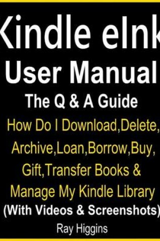 Cover of Kindle E Ink User Manual