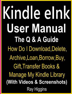 Book cover for Kindle E Ink User Manual