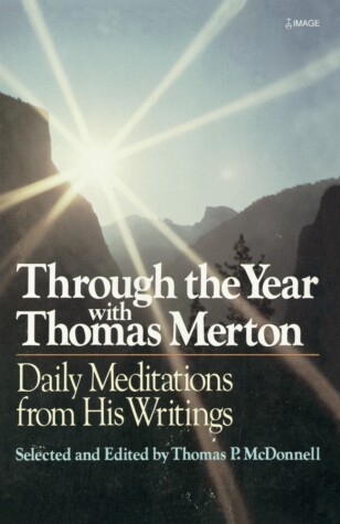 Book cover for Through the Year With Thomas Merton