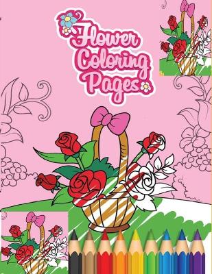 Book cover for Flower Coloring pages