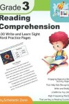 Book cover for Reading Comprehension Grade 3, 100 Write-and-Learn Sight Word Practice Pages