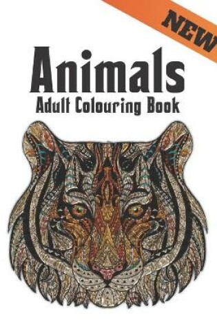 Cover of Adult Colouring Book Animals