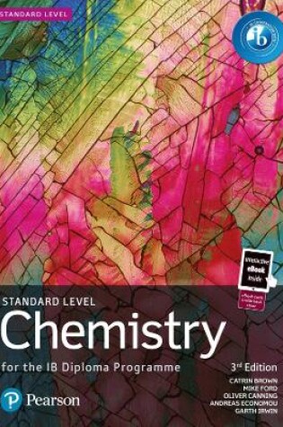 Cover of Pearson Edexcel Chemistry Standard Level 3rd Edition eBook only edition
