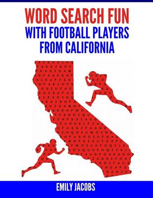 Book cover for Word Search Fun with Football Players from California