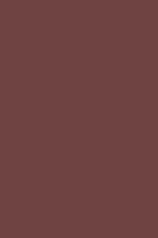 Cover of Journal Deep Coffee Brown Color Simple Plain Brown