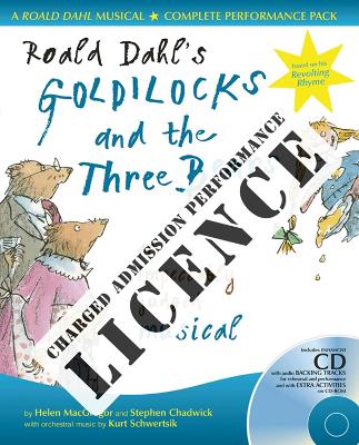 Cover of Roald Dahl's Goldilocks and the Three Bears Performance Licence (admission fee)