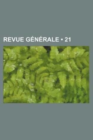 Cover of Revue Generale (21)