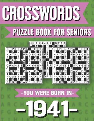 Cover of Crossword Puzzle Book For Seniors