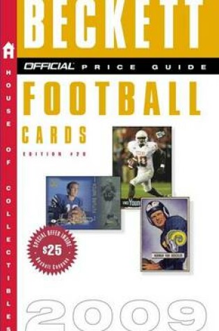 Cover of The Official Price Guide to Football Cards
