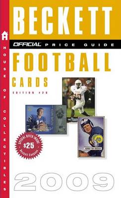Book cover for The Official Price Guide to Football Cards