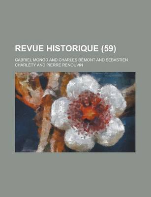 Book cover for Revue Historique (59)