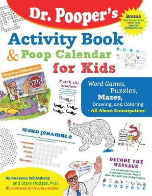 Book cover for Dr. Pooper's Activity Book and Poop Calendar for Kids