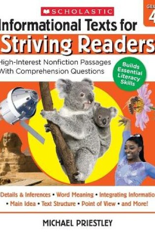 Cover of Informational Texts for Striving Readers: Grade 4