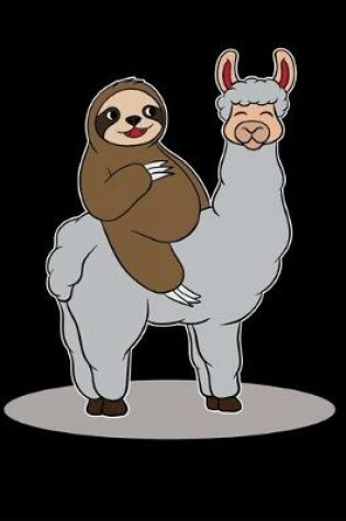 Cover of Funny Sloth Riding a Llama