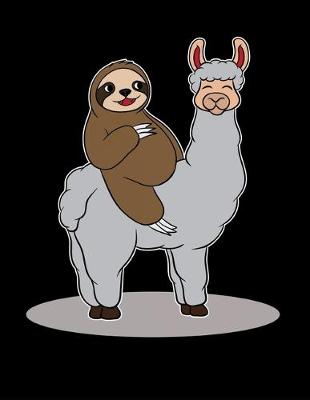 Book cover for Funny Sloth Riding a Llama