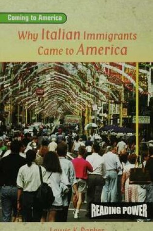 Cover of Why Italian Immigrants Came to America