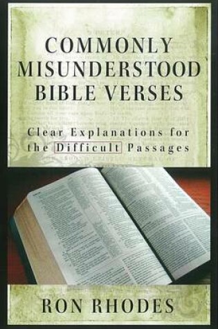 Cover of Commonly Misunderstood Bible Verses