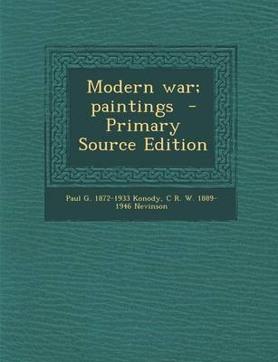 Book cover for Modern War; Paintings - Primary Source Edition