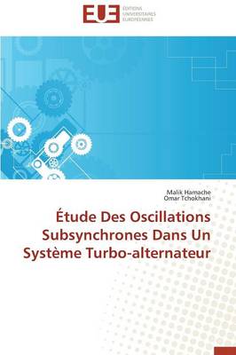 Book cover for tude Des Oscillations Subsynchrones Dans Un Syst me Turbo-Alternateur