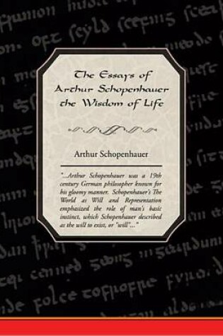 Cover of The Essays of Arthur Schopenhauer (eBook)