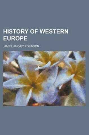 Cover of History of Western Europe