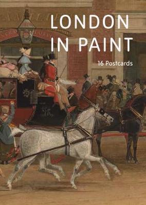Book cover for London in Paint: A Book of Postcard