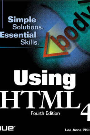 Cover of Using HTML 4.0