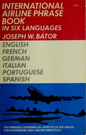 Book cover for International Airline Phrasebook in Six Languages