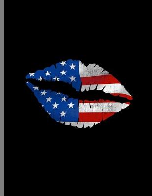 Book cover for Kiss Mark Lips American Girl USA Flag