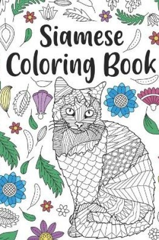 Cover of Siamese Cat Coloring Book