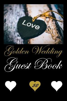 Book cover for Golden Wedding Guest Book