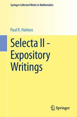 Book cover for Selecta II - Expository Writings