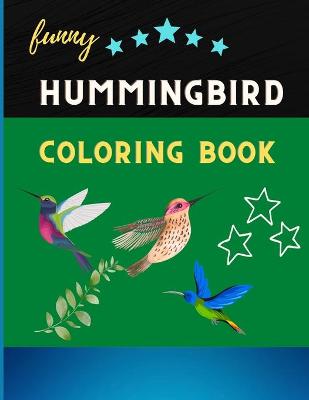 Book cover for Funny hummingbird coloring book