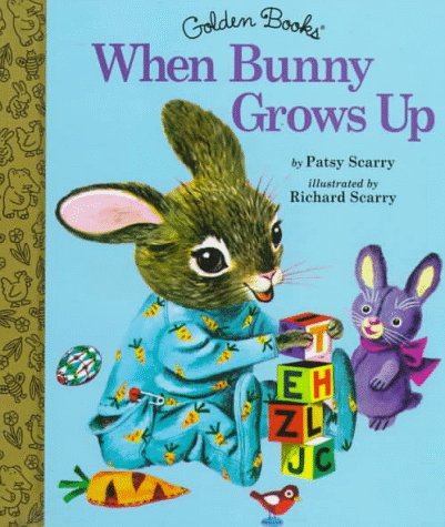 Book cover for When Bunny Grows up