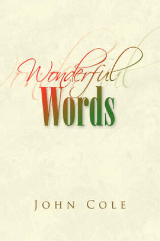 Cover of Wonderful Words