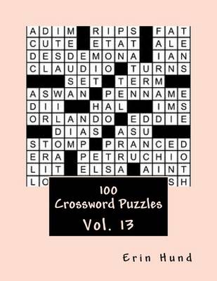 Book cover for 100 Crossword Puzzles Vol. 13