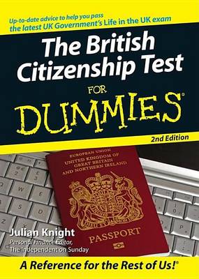 Book cover for The British Citizenship Test for Dummies, UK Edition