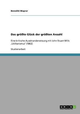 Book cover for Das groesste Gluck der groessten Anzahl