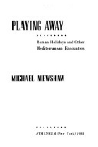 Cover of Playing Away