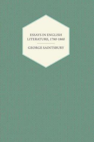 Cover of Essays in English Literature, 1780-1860