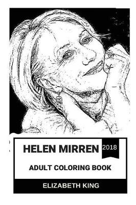 Book cover for Helen Mirren Adult Coloring Book