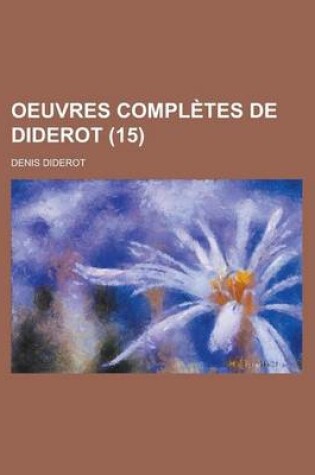 Cover of Oeuvres Completes de Diderot (15)
