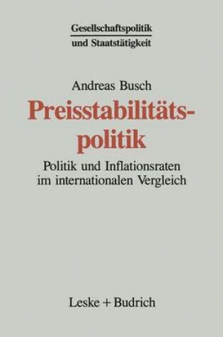 Cover of Preisstabilitätspolitik