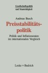 Book cover for Preisstabilitätspolitik